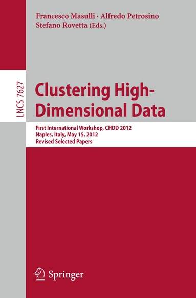 Francesco Masulli, Alfredo Petrosino, Stefano Rovetta - Clustering High--Dimensional Data, Häftad