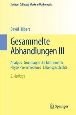bokomslag Gesammelte Abhandlungen III
