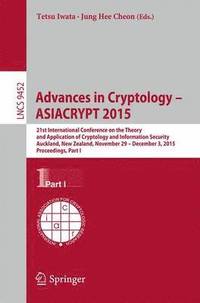 bokomslag Advances in Cryptology -- ASIACRYPT 2015