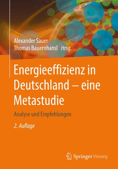 Alexander Sauer, Thomas Bauernhansl - Energieeffizienz in Deutschland - eine Metastudie, Inbunden