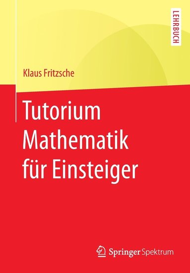 bokomslag Tutorium Mathematik fr Einsteiger