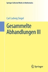 bokomslag Gesammelte Abhandlungen III