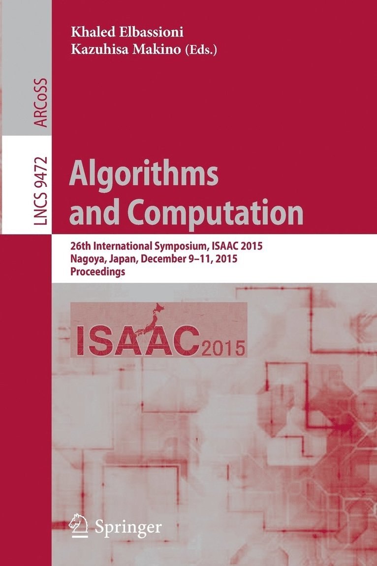 Algorithms and Computation 1