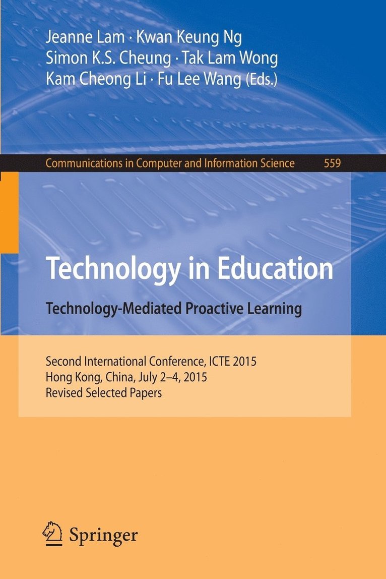 Technology in Education. Technology-Mediated Proactive Learning 1