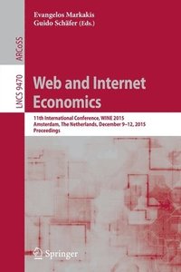 bokomslag Web and Internet Economics