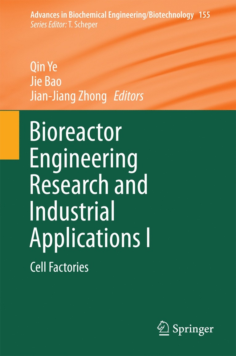 Qin Ye, Jie Bao, Jian-Jiang Zhong - Bioreactor Engineering Research and Industrial Applications I, Inbunden