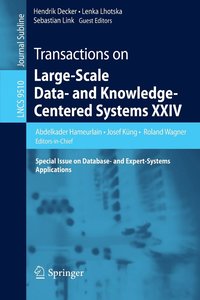 bokomslag Transactions on Large-Scale Data- and Knowledge-Centered Systems XXIV