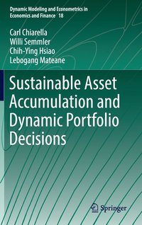 bokomslag Sustainable Asset Accumulation and Dynamic Portfolio Decisions