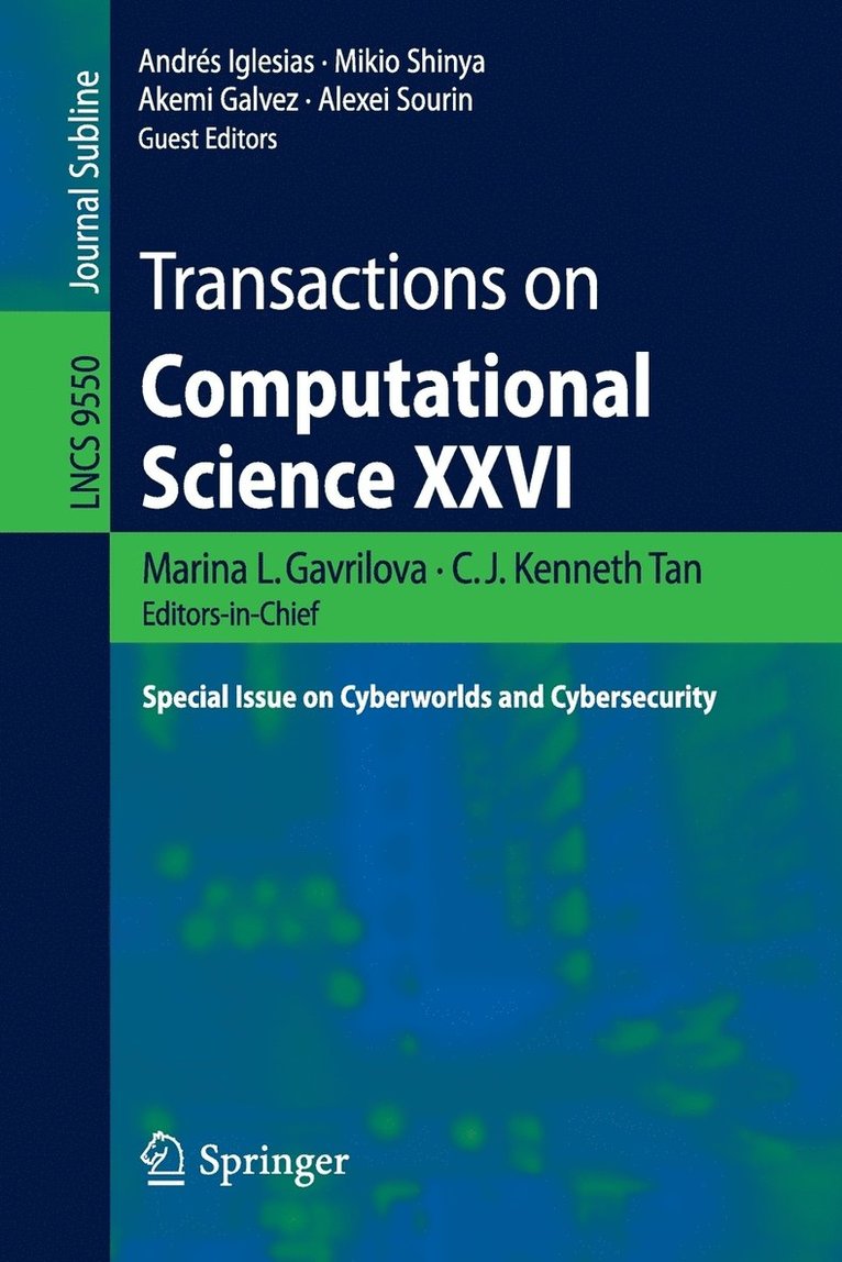 Transactions on Computational Science XXVI 1