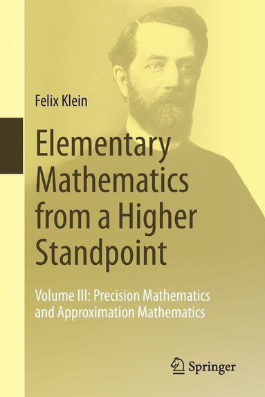 bokomslag Elementary Mathematics from a Higher Standpoint