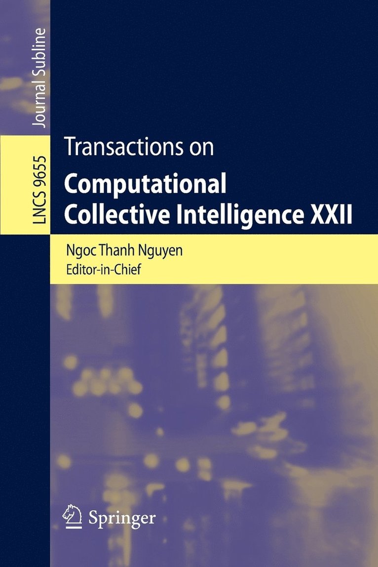 Transactions on Computational Collective Intelligence XXII 1
