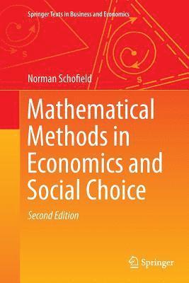 bokomslag Mathematical Methods in Economics and Social Choice