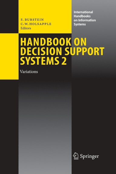 bokomslag Handbook on Decision Support Systems 2