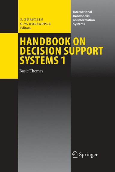 bokomslag Handbook on Decision Support Systems 1