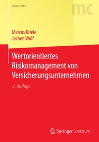 bokomslag Wertorientiertes Risikomanagement von Versicherungsunternehmen