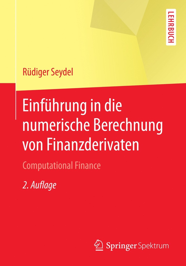 Einfhrung in die numerische Berechnung von Finanzderivaten 1