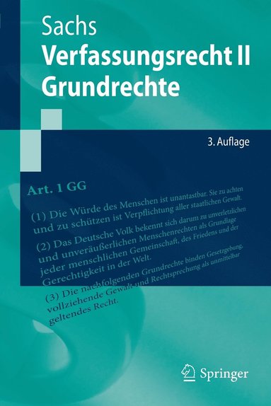 bokomslag Verfassungsrecht II - Grundrechte