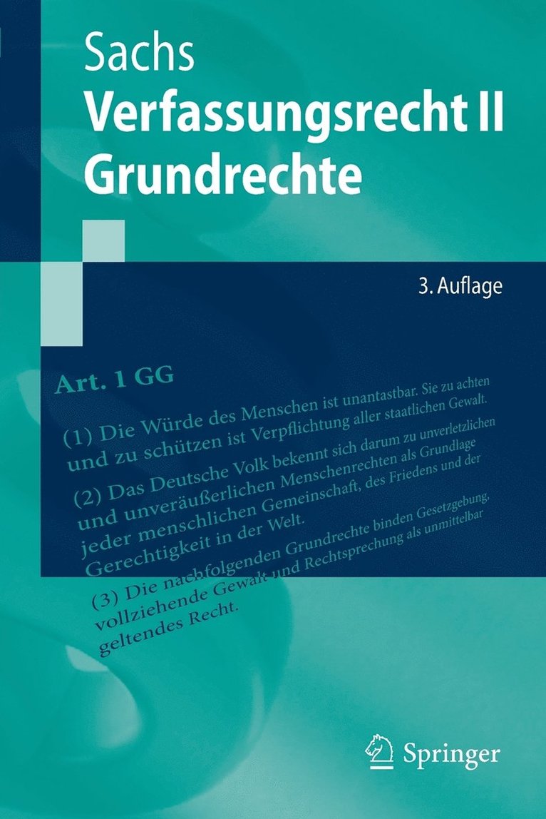 Verfassungsrecht II - Grundrechte 1