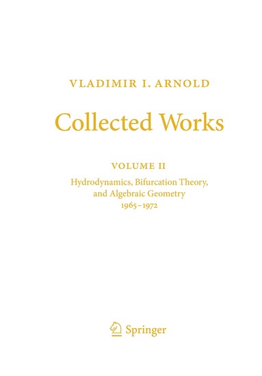 Vladimir I. Arnold, Alexander B. Givental, Boris A. Khesin, Alexander N. Varchenko, Victor A. Vassiliev, Oleg Ya. Viro - Vladimir I. Arnold - Collected Works, Häftad