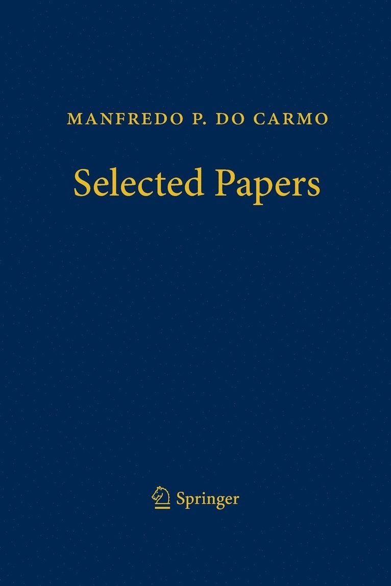 Manfredo P. do Carmo  Selected Papers 1