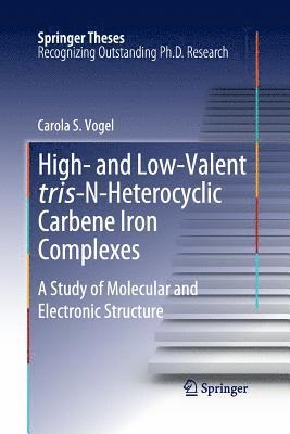 Carola S. Vogel - High- and Low-Valent tris-N-Heterocyclic Carbene Iron Complexes, Häftad