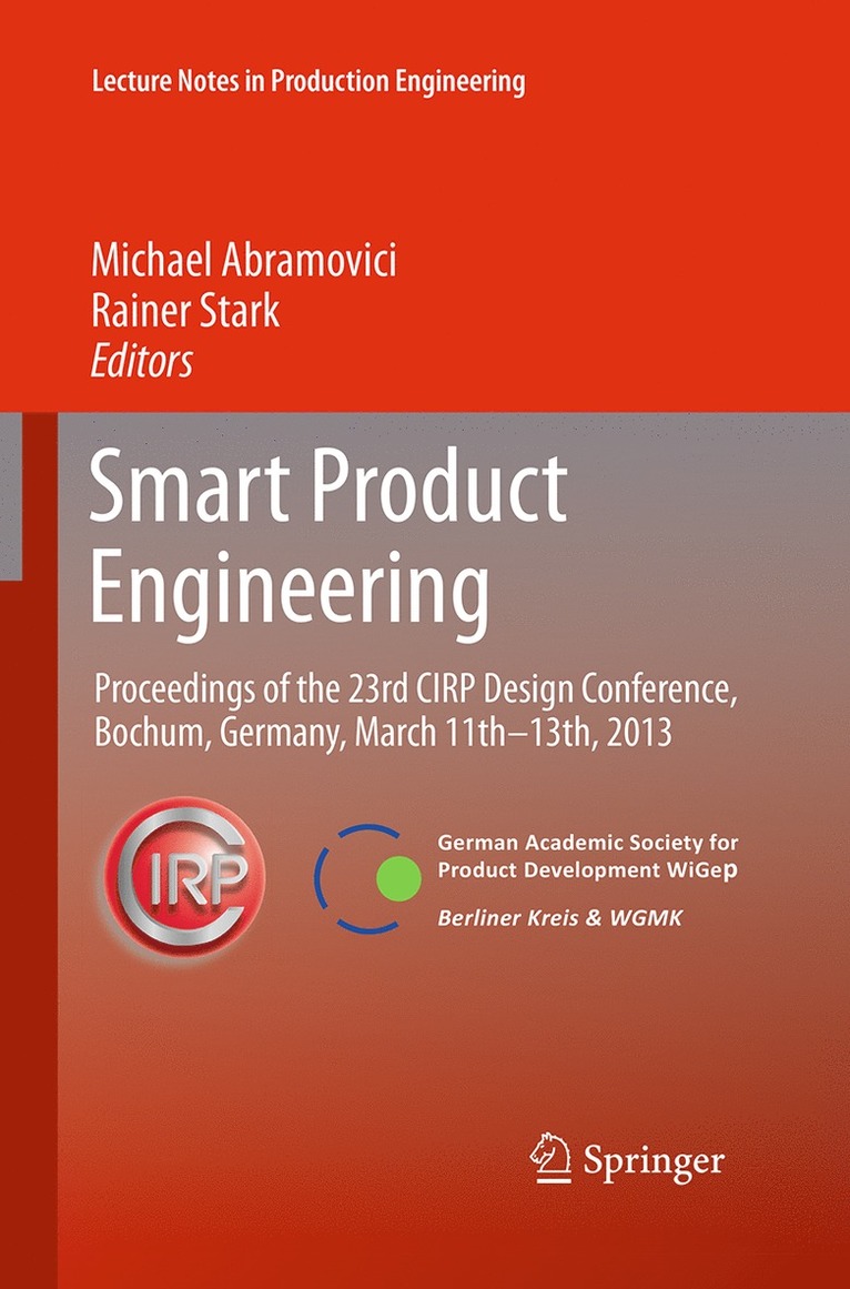 Michael Abramovici, Rainer Stark - Smart Product Engineering, Häftad