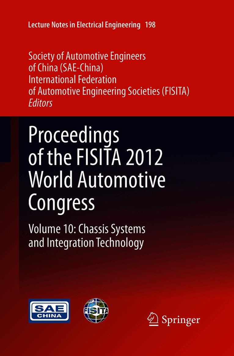 Proceedings of the FISITA 2012 World Automotive Congress
