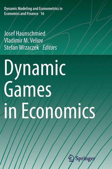 bokomslag Dynamic Games in Economics