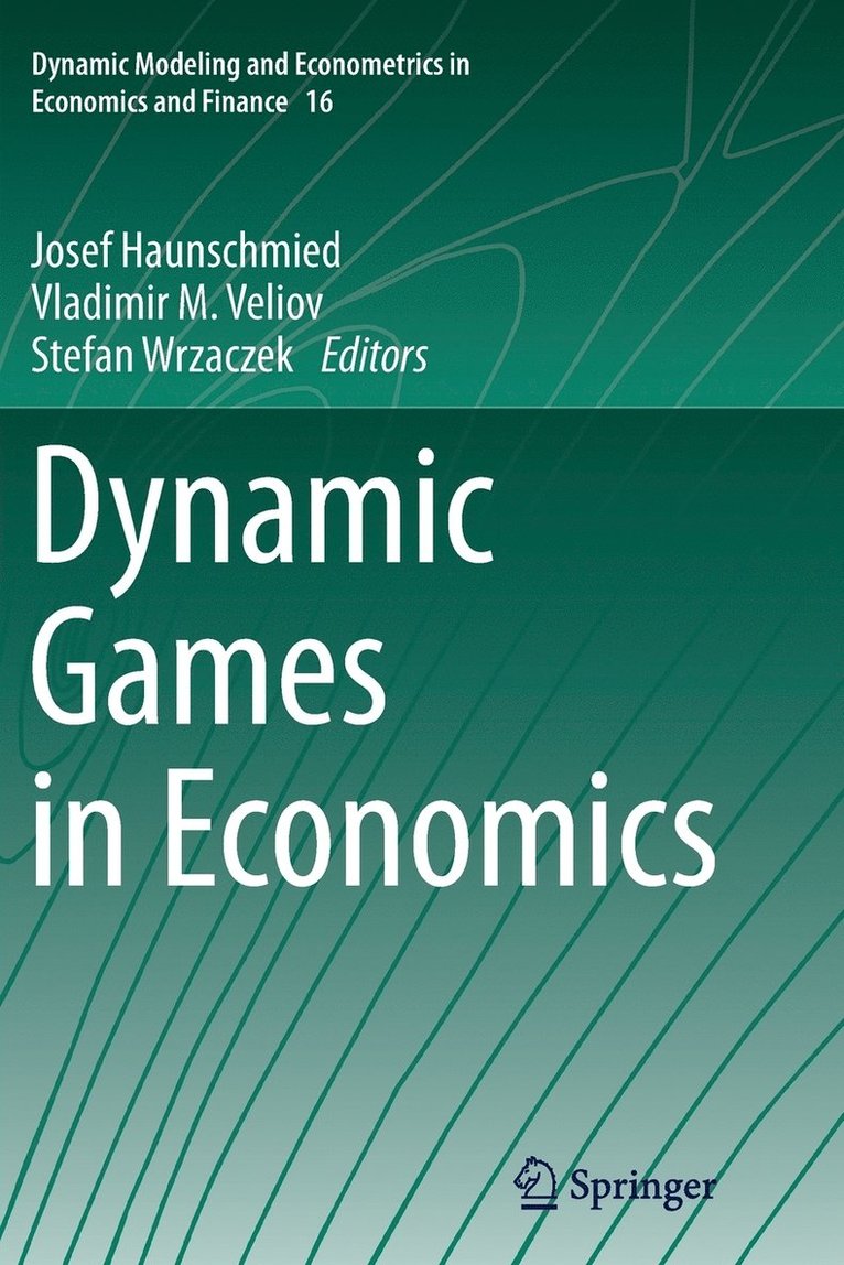 Dynamic Games in Economics 1