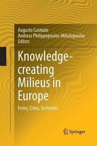 bokomslag Knowledge-creating Milieus in Europe