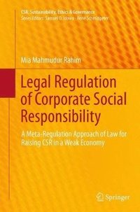 bokomslag Legal Regulation of Corporate Social Responsibility