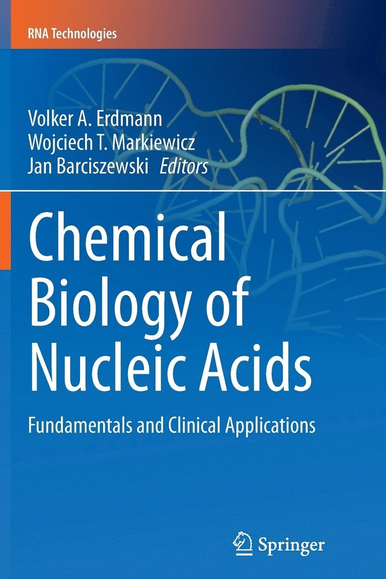 Volker A. Erdmann, Wojciech T. Markiewicz, Jan Barciszewski - Chemical Biology of Nucleic Acids, Häftad
