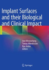 bokomslag Implant Surfaces and their Biological and Clinical Impact