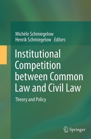 bokomslag Institutional Competition between Common Law and Civil Law