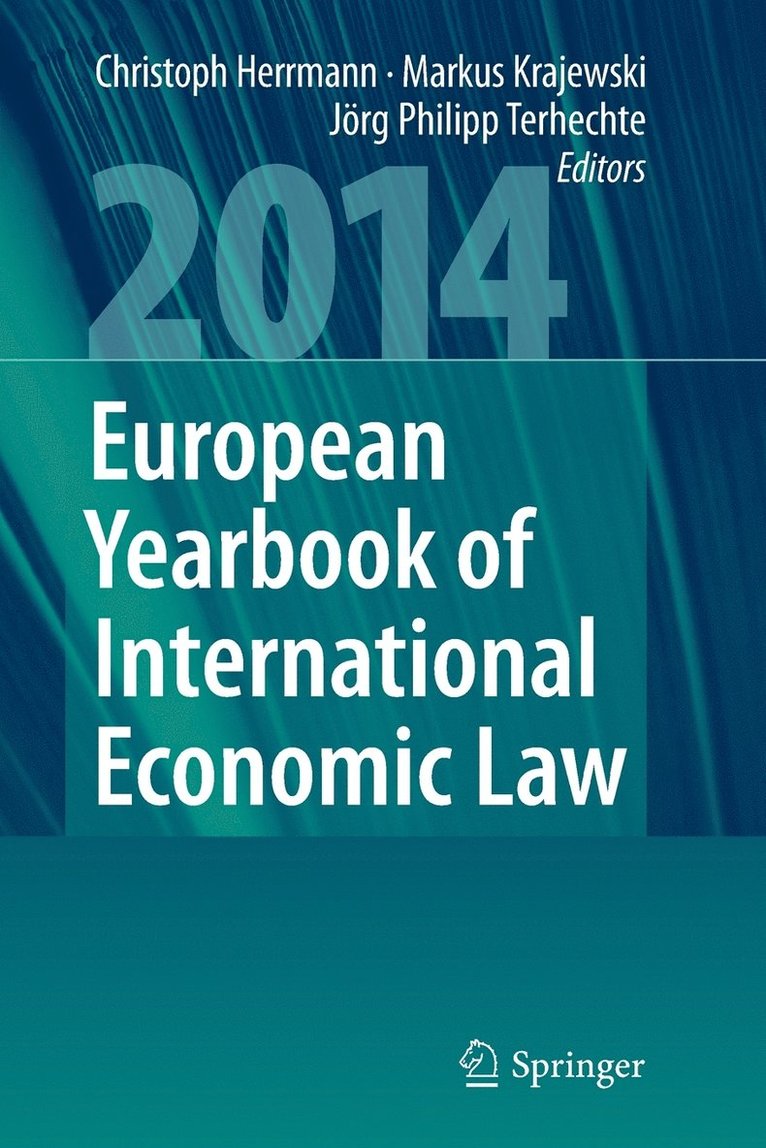 European Yearbook of International Economic Law 2014 1