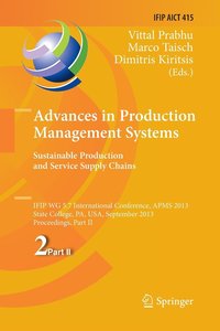 bokomslag Advances in Production Management Systems. Sustainable Production and Service Supply Chains