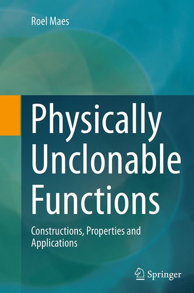 bokomslag Physically Unclonable Functions