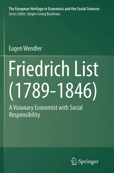 Eugen Wendler - Friedrich List (1789-1846), Häftad