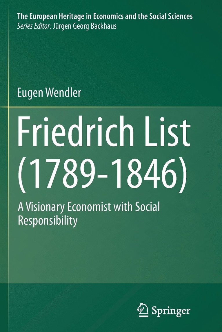 Friedrich List (1789-1846) 1