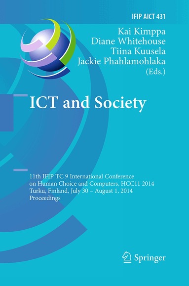 Kai Kimppa, Diane Whitehouse, Tiina Kuusela, Jackie Phahlamohlaka - ICT and Society, Häftad