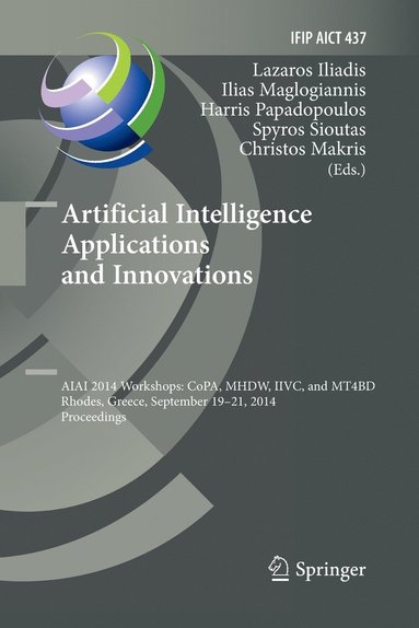 bokomslag Artificial Intelligence Applications and Innovations