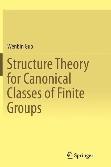 bokomslag Structure Theory for Canonical Classes of Finite Groups