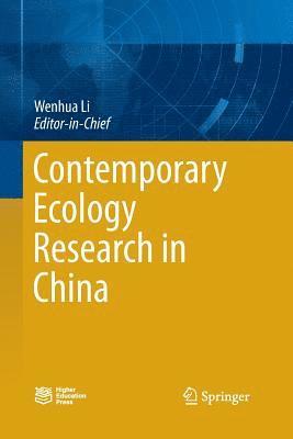 bokomslag Contemporary Ecology Research in China