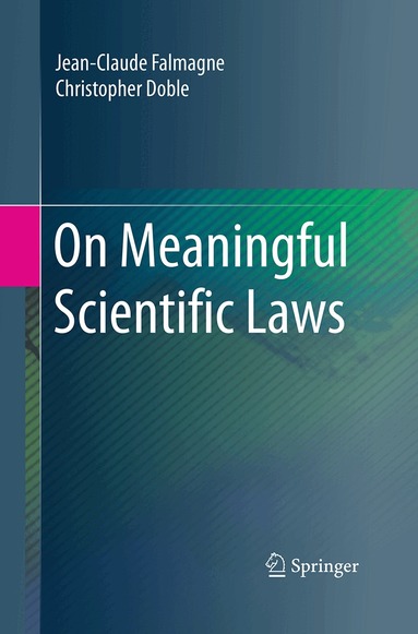 Jean-Claude Falmagne, Christopher Doble - On Meaningful Scientific Laws, Häftad