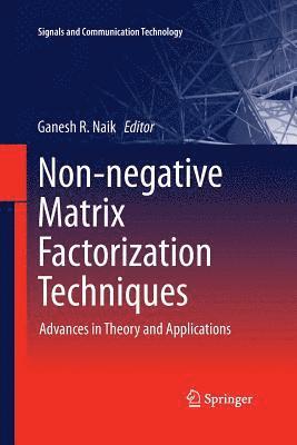 bokomslag Non-negative Matrix Factorization Techniques