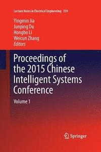 bokomslag Proceedings of the 2015 Chinese Intelligent Systems Conference