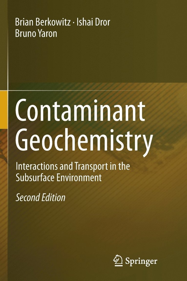 Contaminant Geochemistry 1