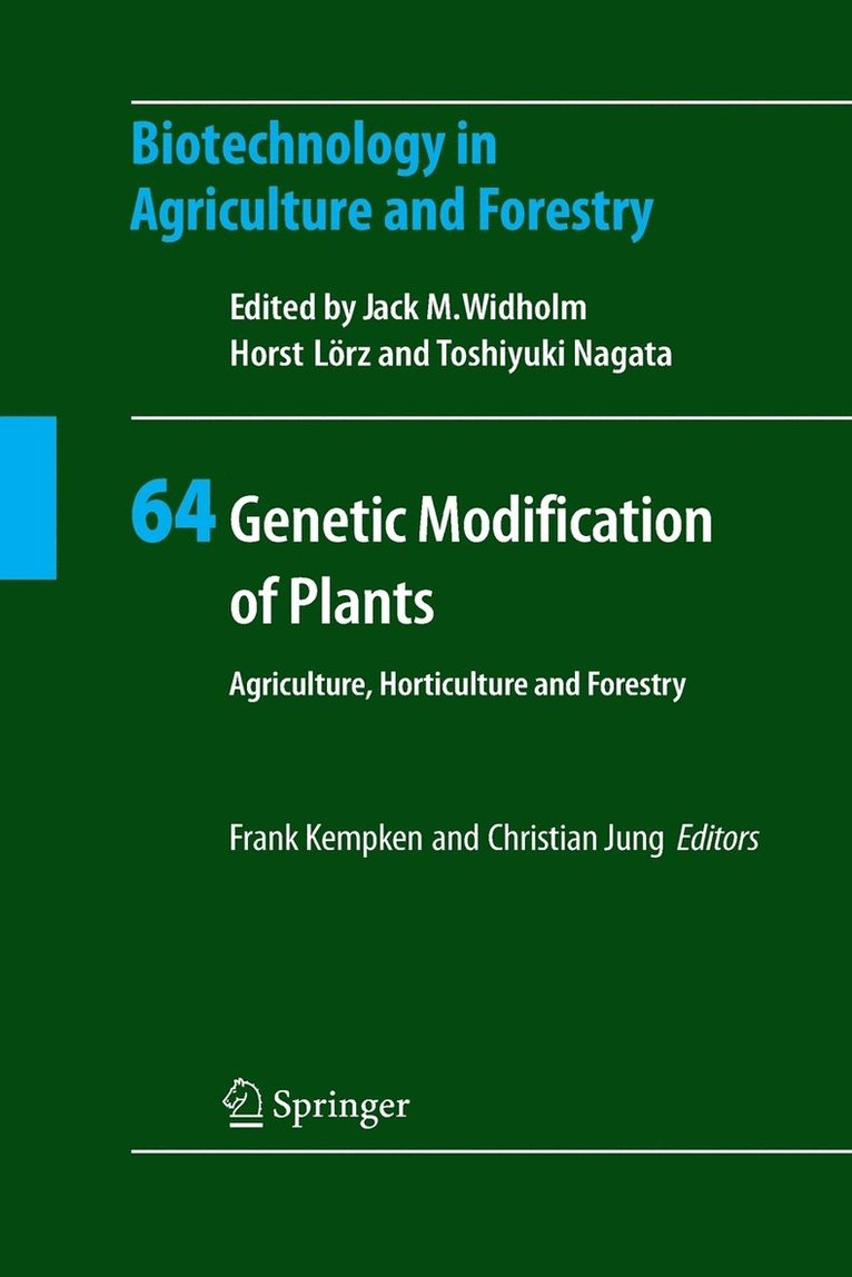 Frank Kempken, Christian Jung - Genetic Modification of Plants, Häftad