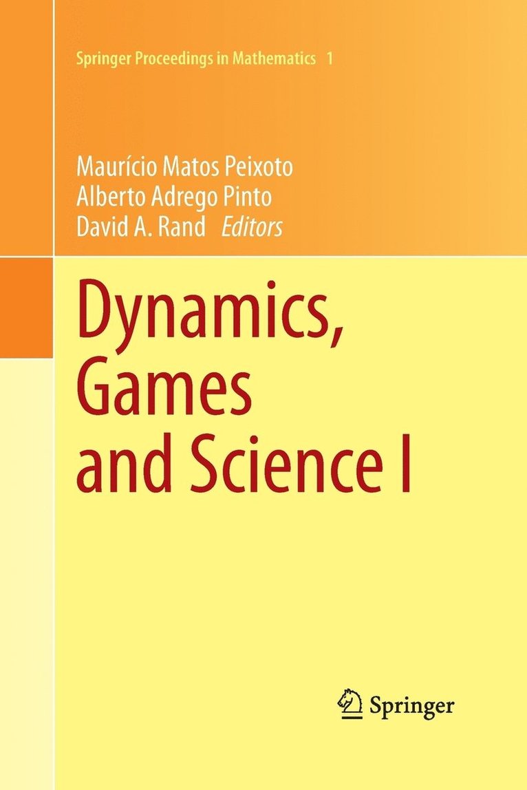 Dynamics, Games and Science I 1