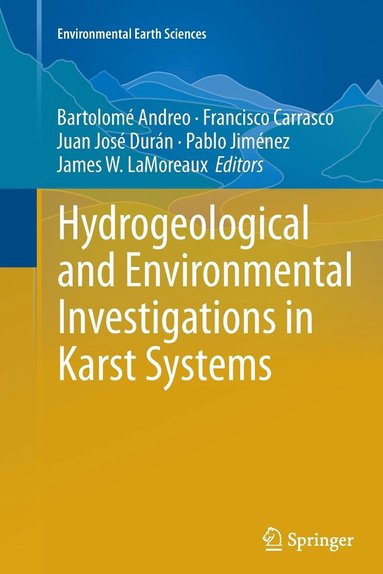 bokomslag Hydrogeological and Environmental Investigations in Karst Systems